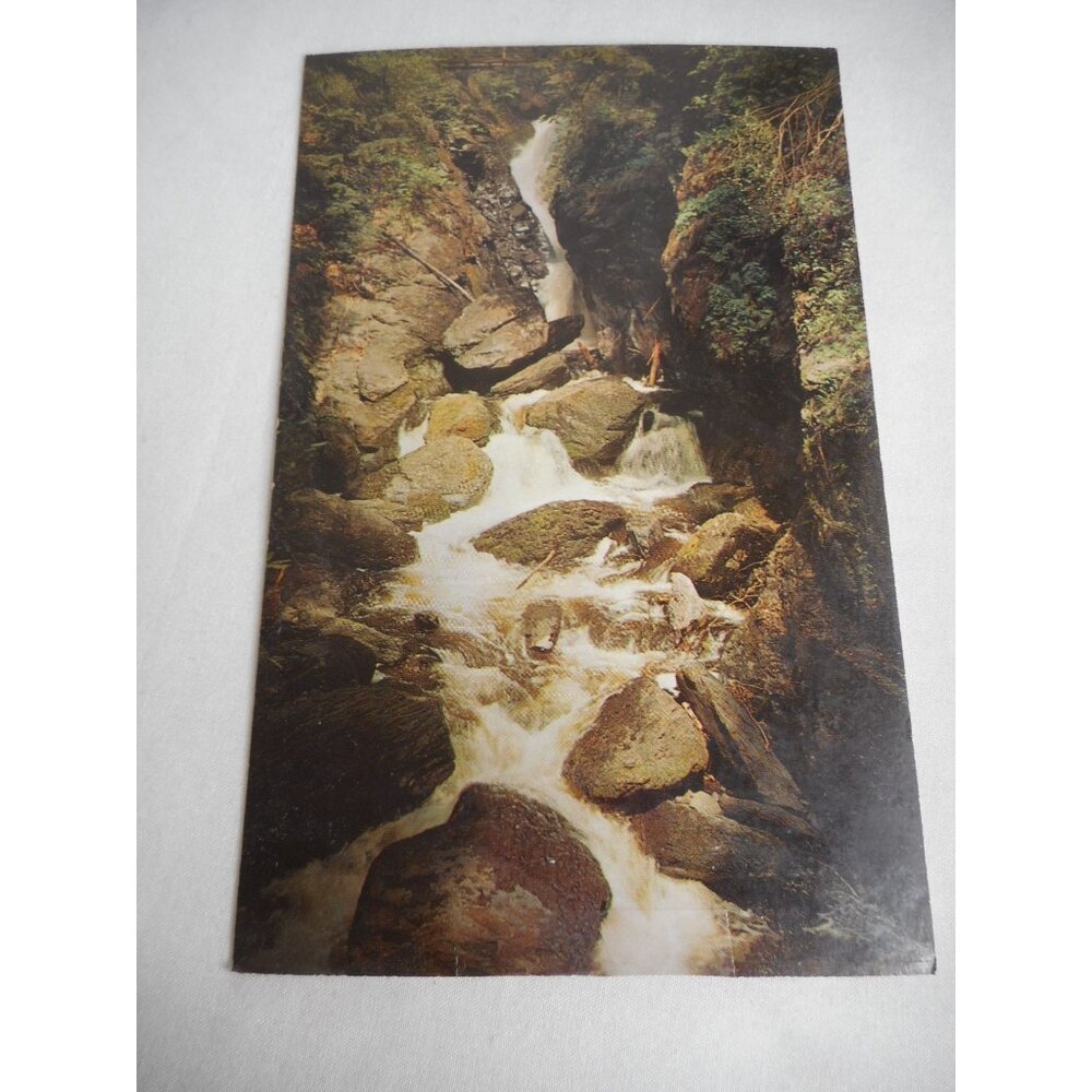 Vintage Postcard unposted Bushkill Falls, PA Thunder Gorge 1960s
